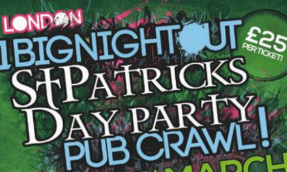 St Paddy's Day Pub Crawl! St Paddy's Day Pub Crawl!