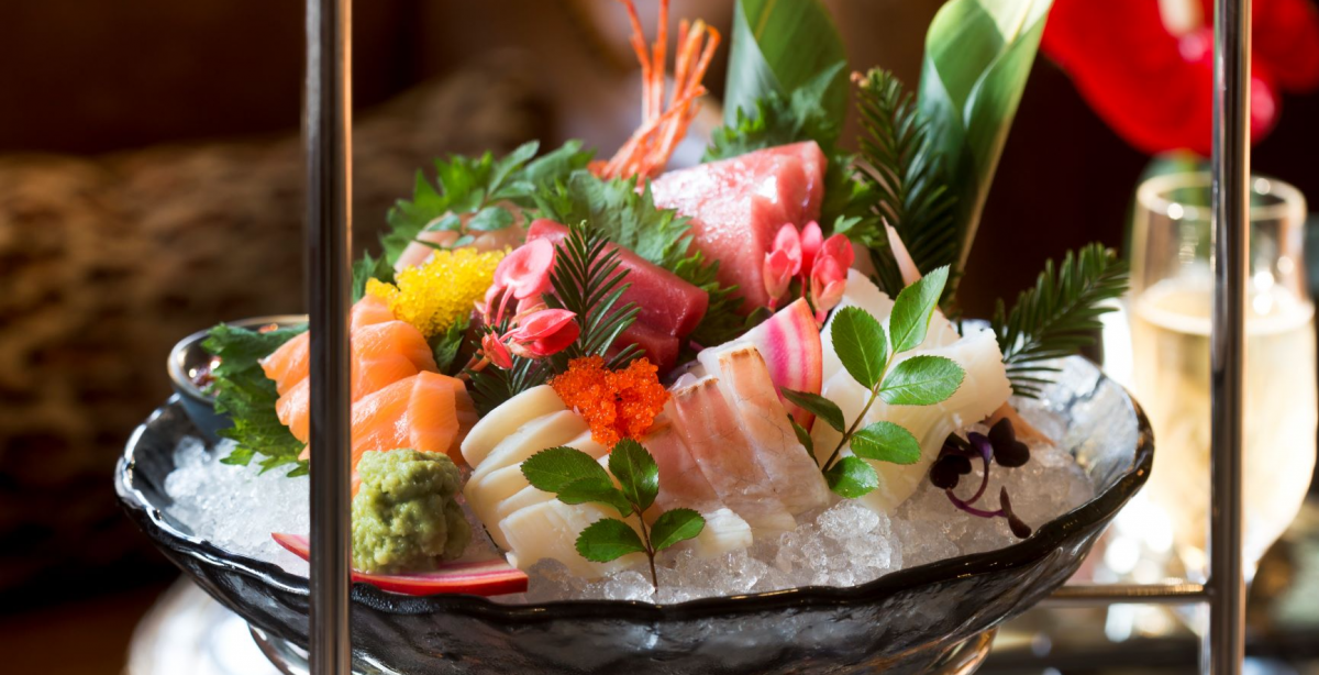 Sushi And Sashimi Sharing Stand for Two