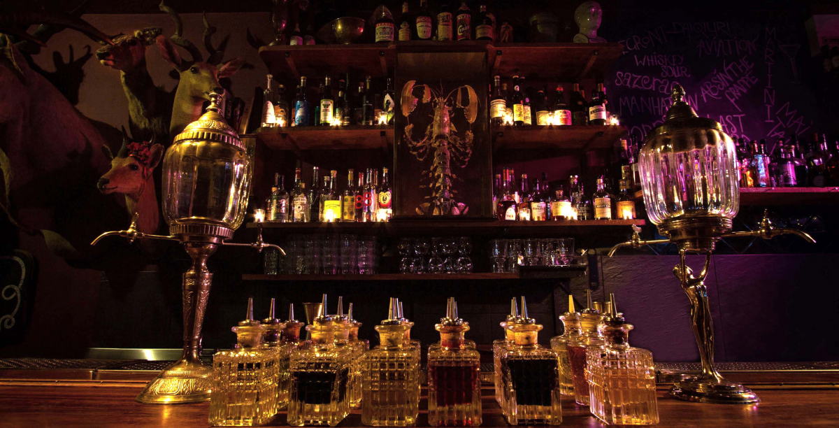 Drinks at London's Most Curious Absinthe Parlour