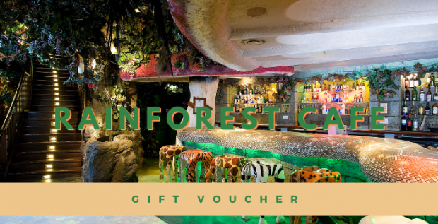 Voucher for the Rainforest Cafe London