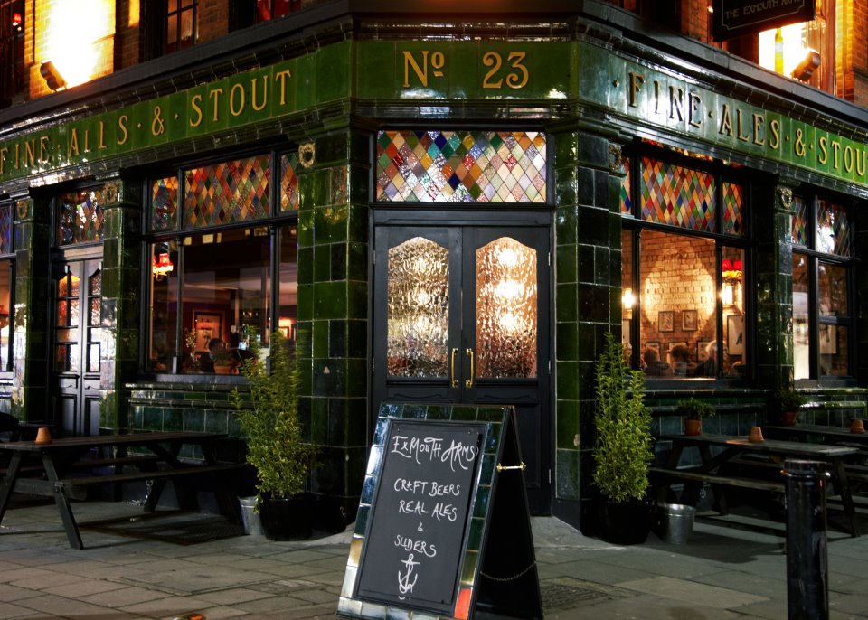 The Exmouth Arms Farringdon London Pub Reviews DesignMyNight