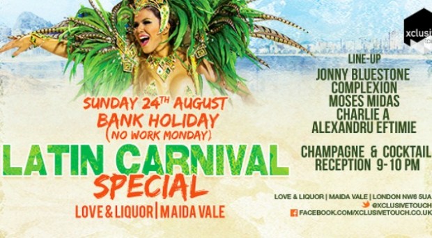 August Bank Holiday Latin Carnival Maida Vale London Clubbing 