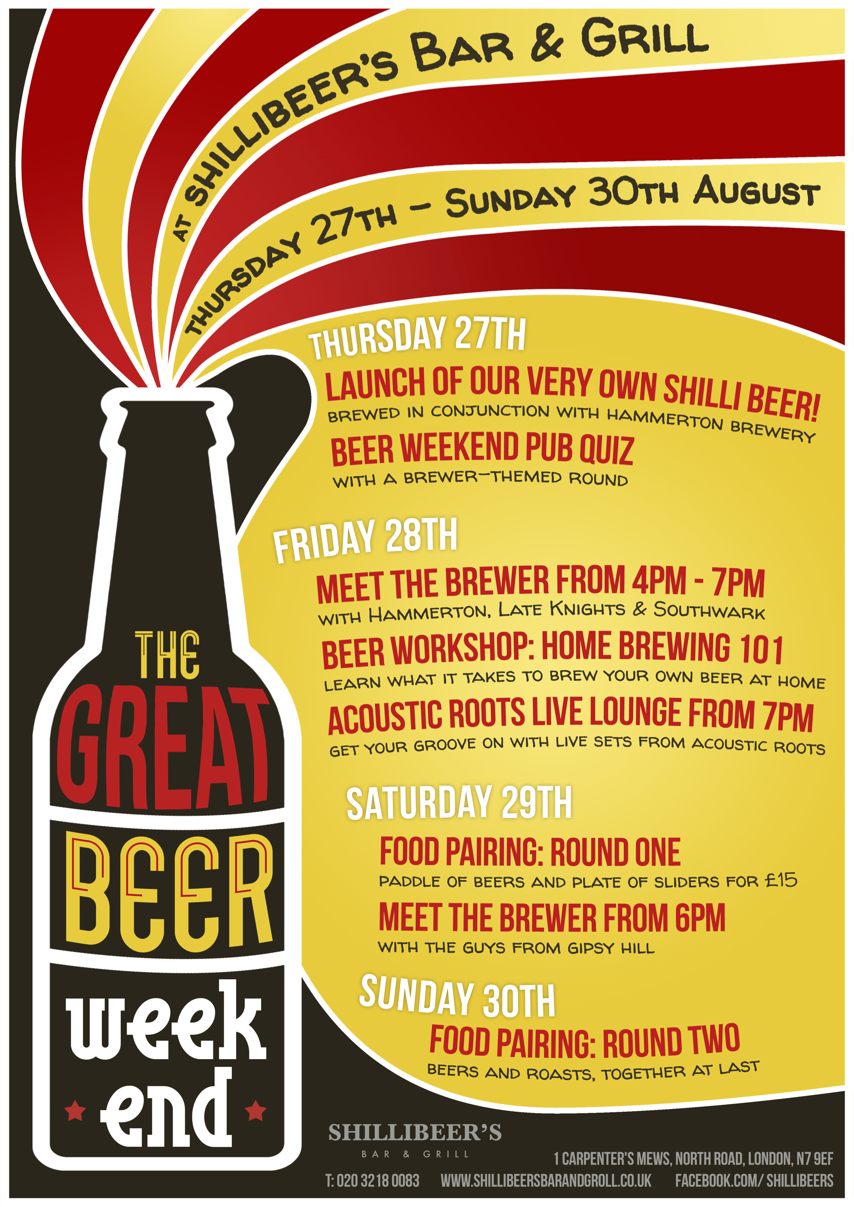 The Great Beer Weekend Islington, London Food & Drink Reviews DesignMyNight