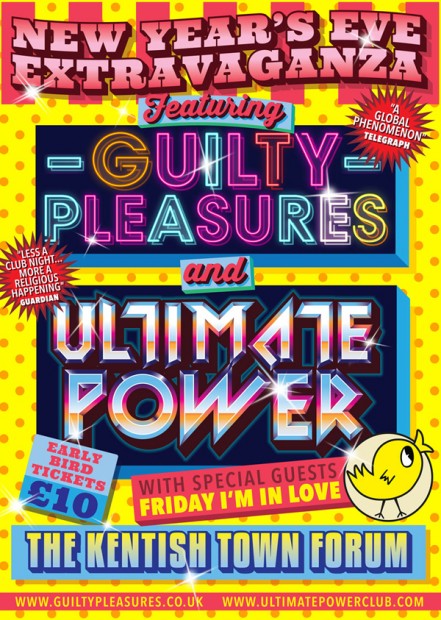 Guilty Pleasures & Ultimate Power New Year's Eve Extravaganza | Camden