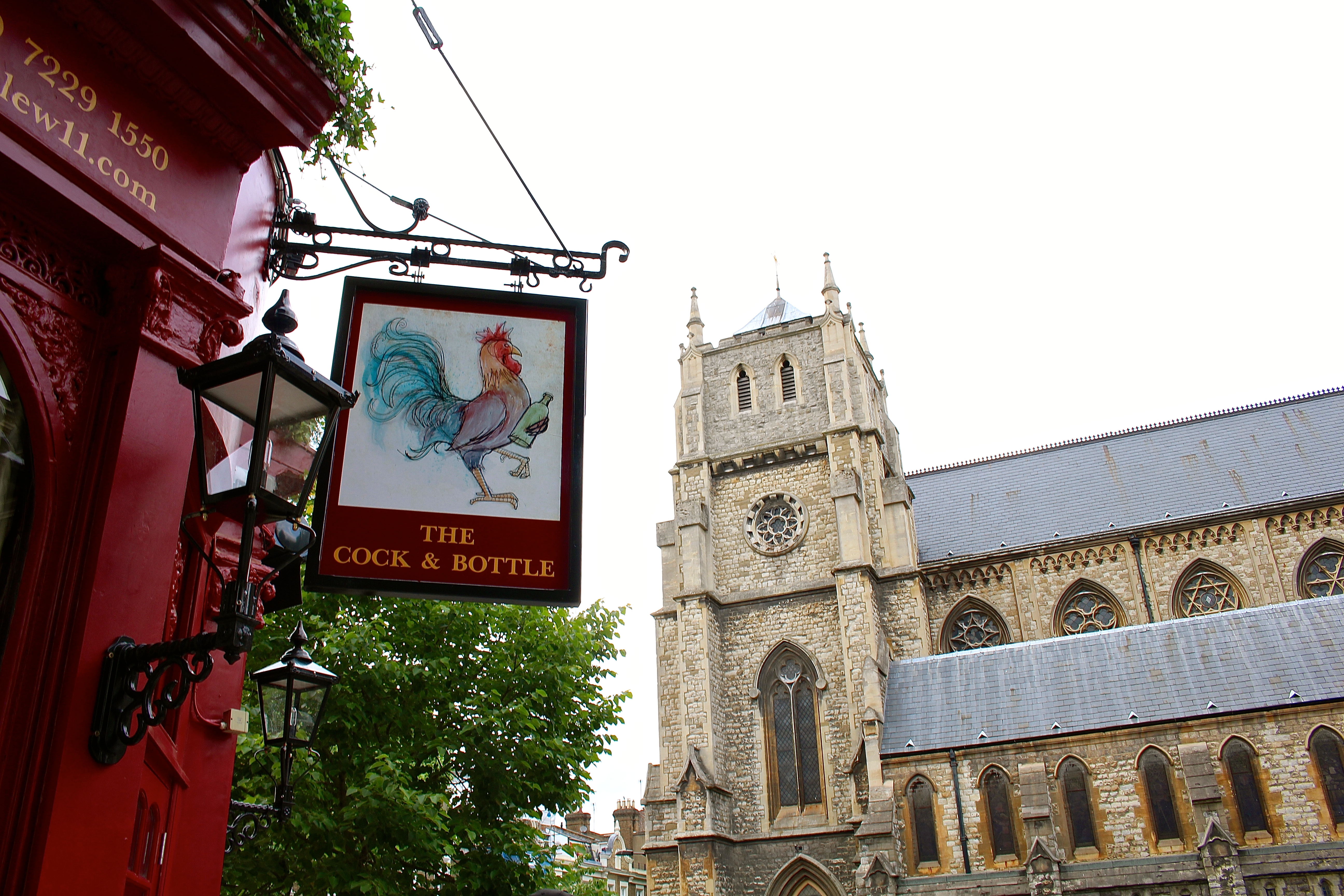 Cock and Bottle Pub Notting Hill