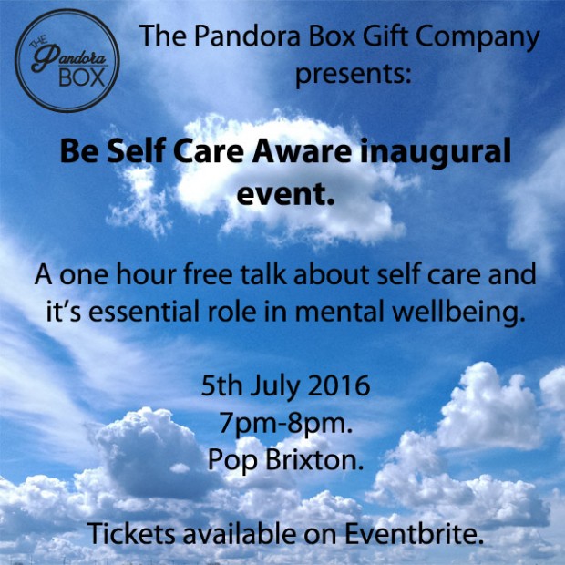 Be Self Care Aware Inaugural Event Brixton, London Something A Little