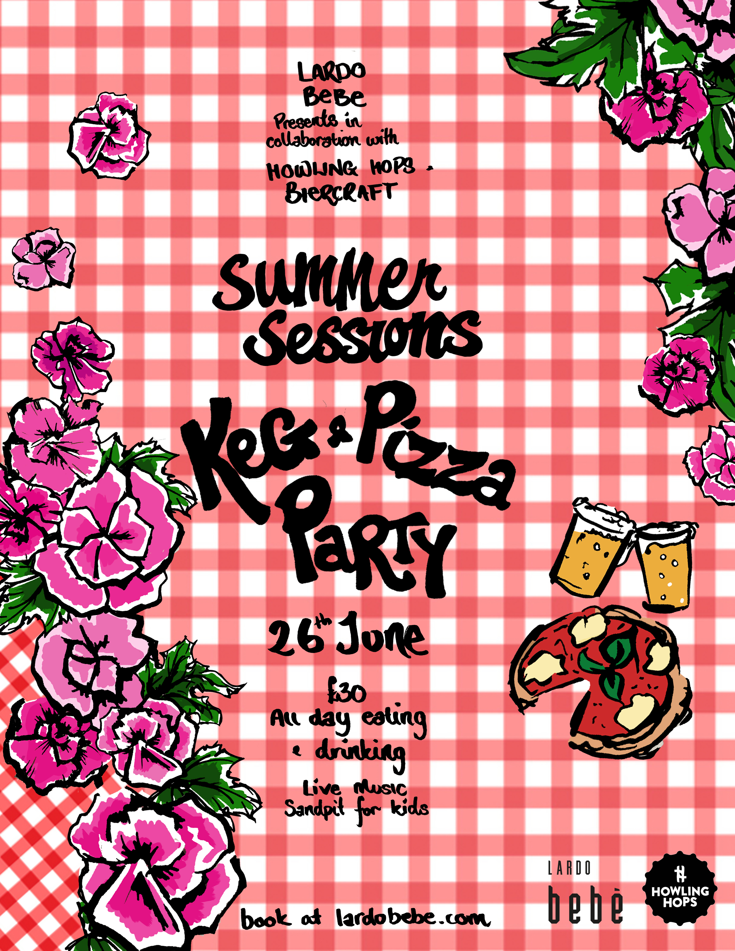 LARDO BEBè KEG PARTY In collaboration with Howling Hops and BierCraft