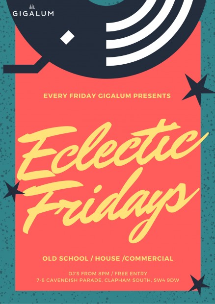 Eclectic Fridays - Funk | New Disco | Indie | Rock