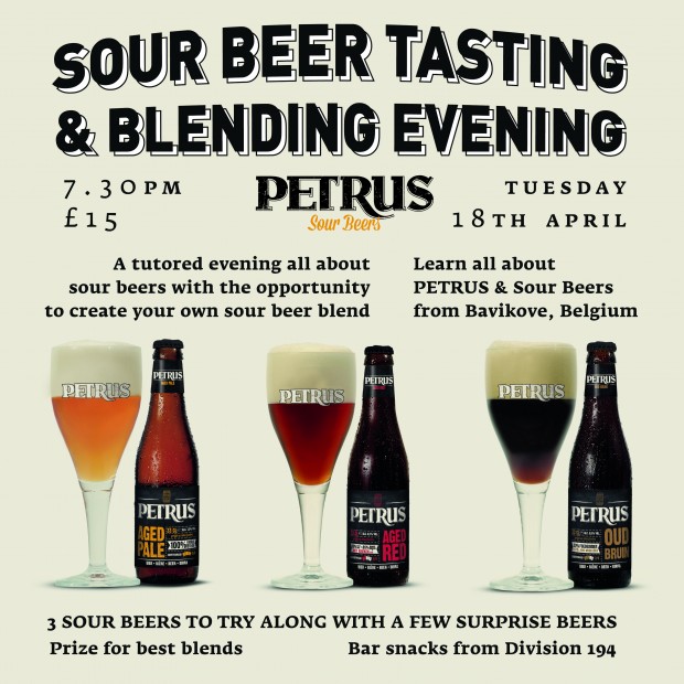 Sour Beer Masterclass with Petrus Sour Beers Clapham, London Food