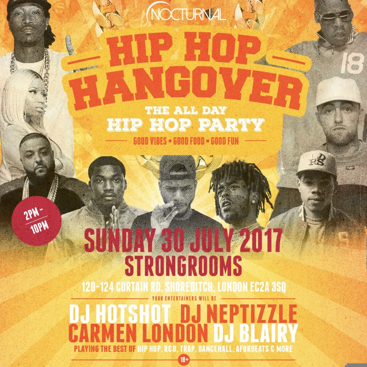 Hip Hop Hangover All Day Block Party Nocturnal Ldn Shoreditch