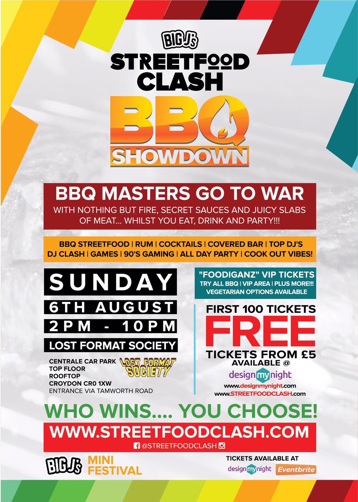 Big J's StreetFood Clash BBQ Showdown! London Festival Reviews