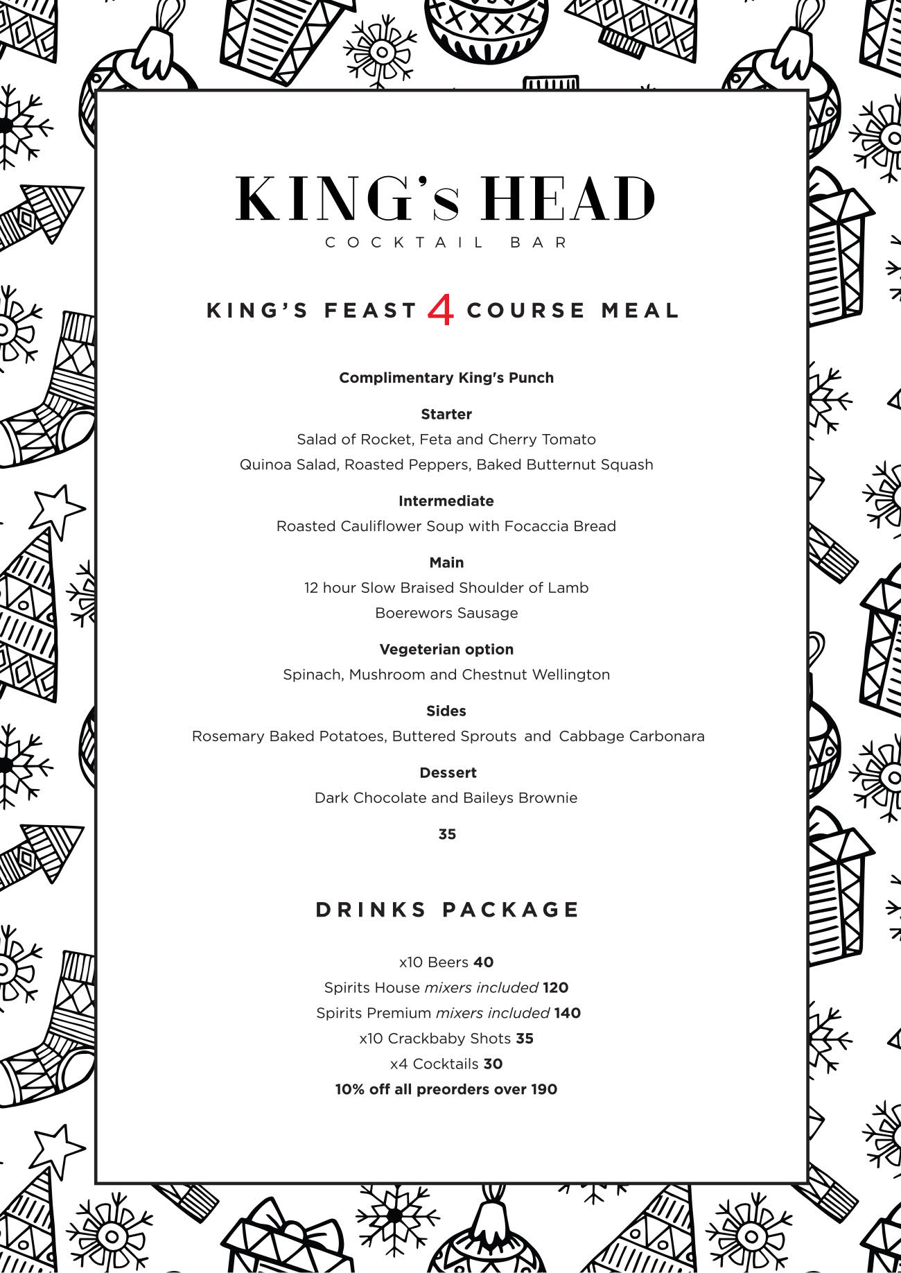 The King's Christmas Feast & Afterparty Fulham, London Date Night Reviews DesignMyNight