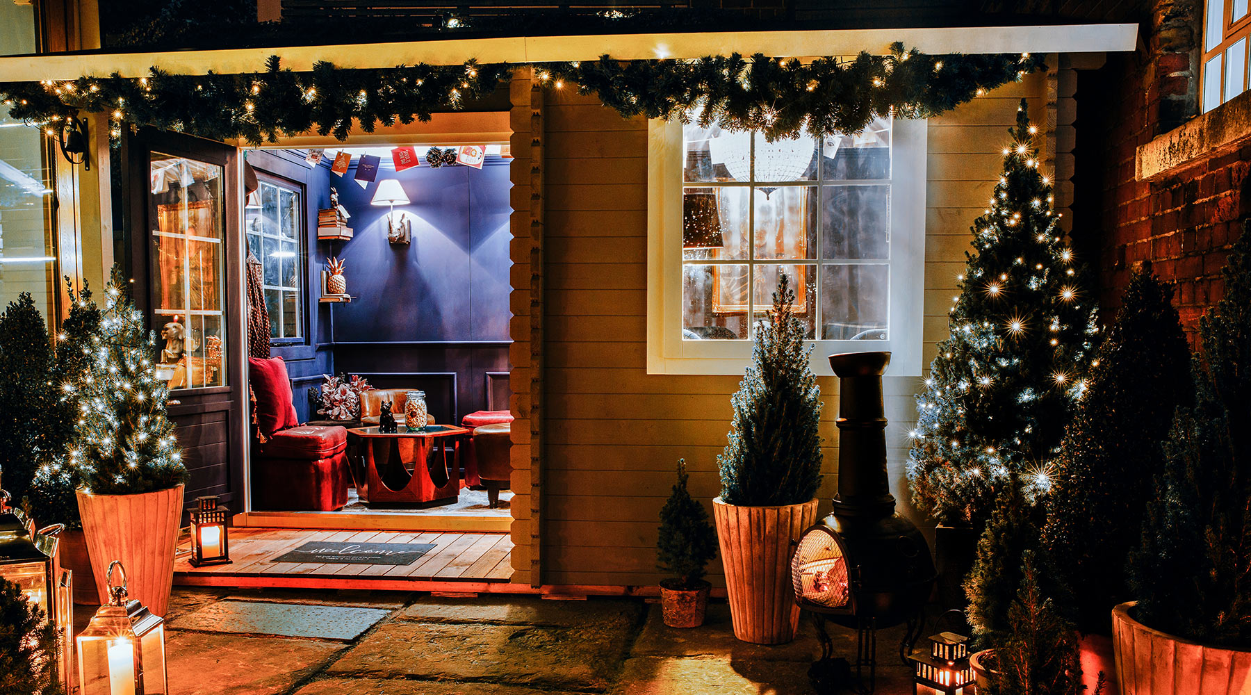 New year's eve at the roof gardens the roof gardens london An awfully British New Year's Eve Cabin at York & Albany | Camden, London Food & Drink Reviews