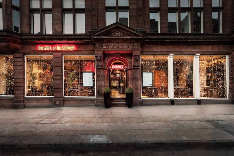 Grill on the Corner Bothwell Street Argyle Street Glasgow Bar