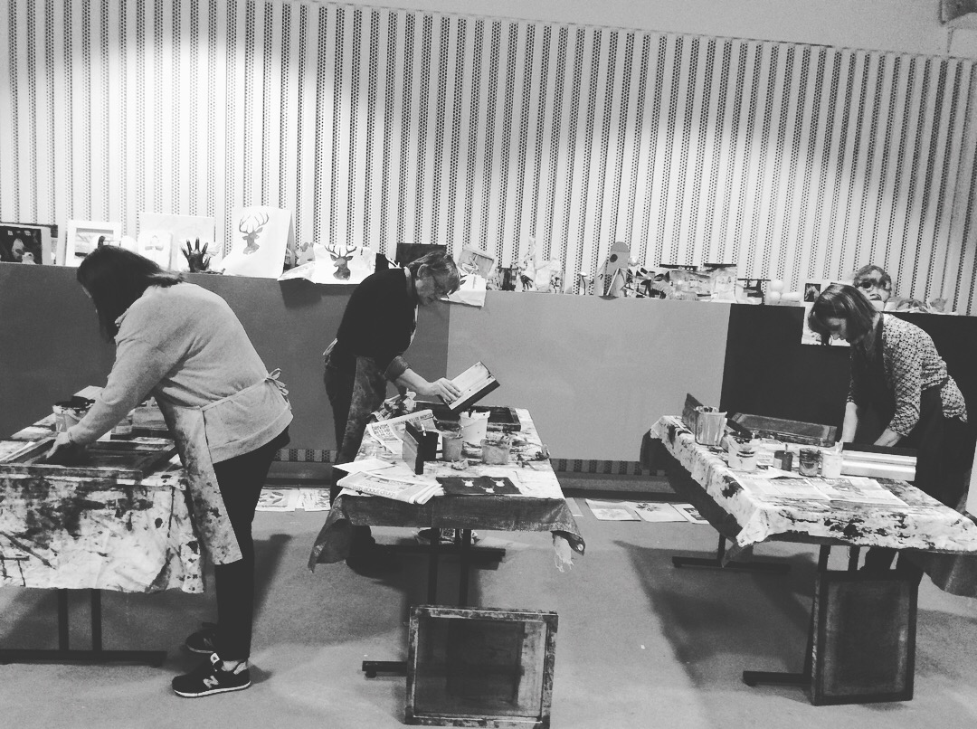 Screen Printing at The Doodle Bar London Theatre/Arts