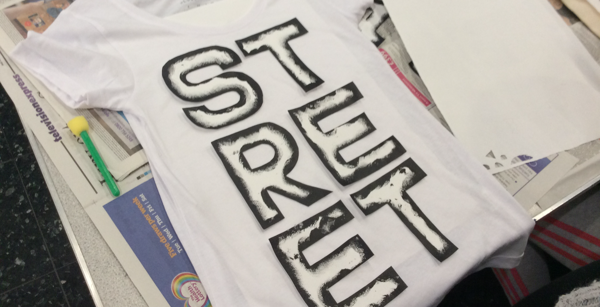 KIDS tshirt Printing at Copper beech Cafe (at JAGS Sports