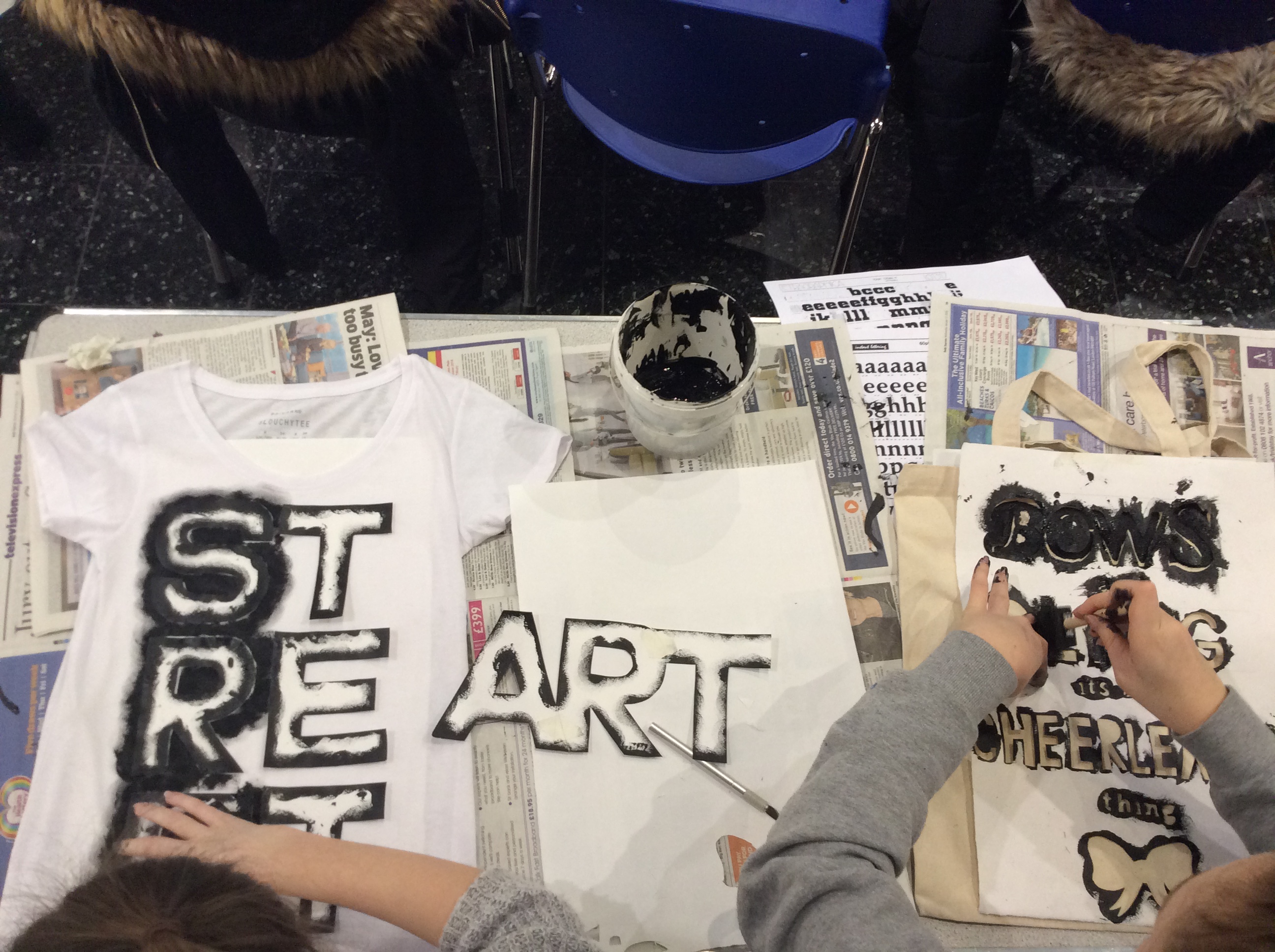 KIDS tshirt Printing at Copper beech Cafe (at JAGS Sports