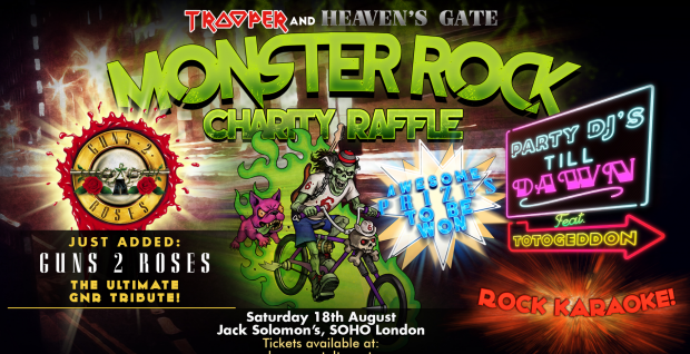 Rok Raffle MONSTER ROCK RAFFLE NIGHT! | Central London, London Live Music Reviews ...