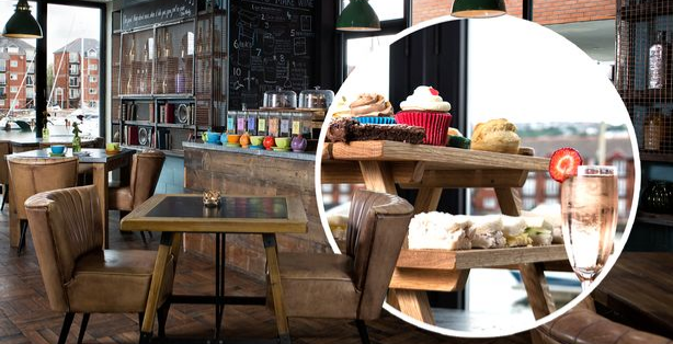 Prosecco Afternoon Tea For Two Overlooking The Marina