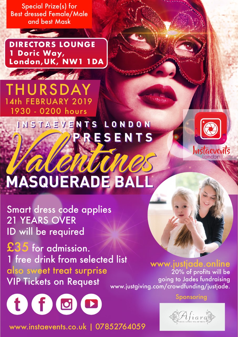 Anti-valentines day party VALENTINES MASQUERADE BALL | London Clubbing Reviews | DesignMyNight
