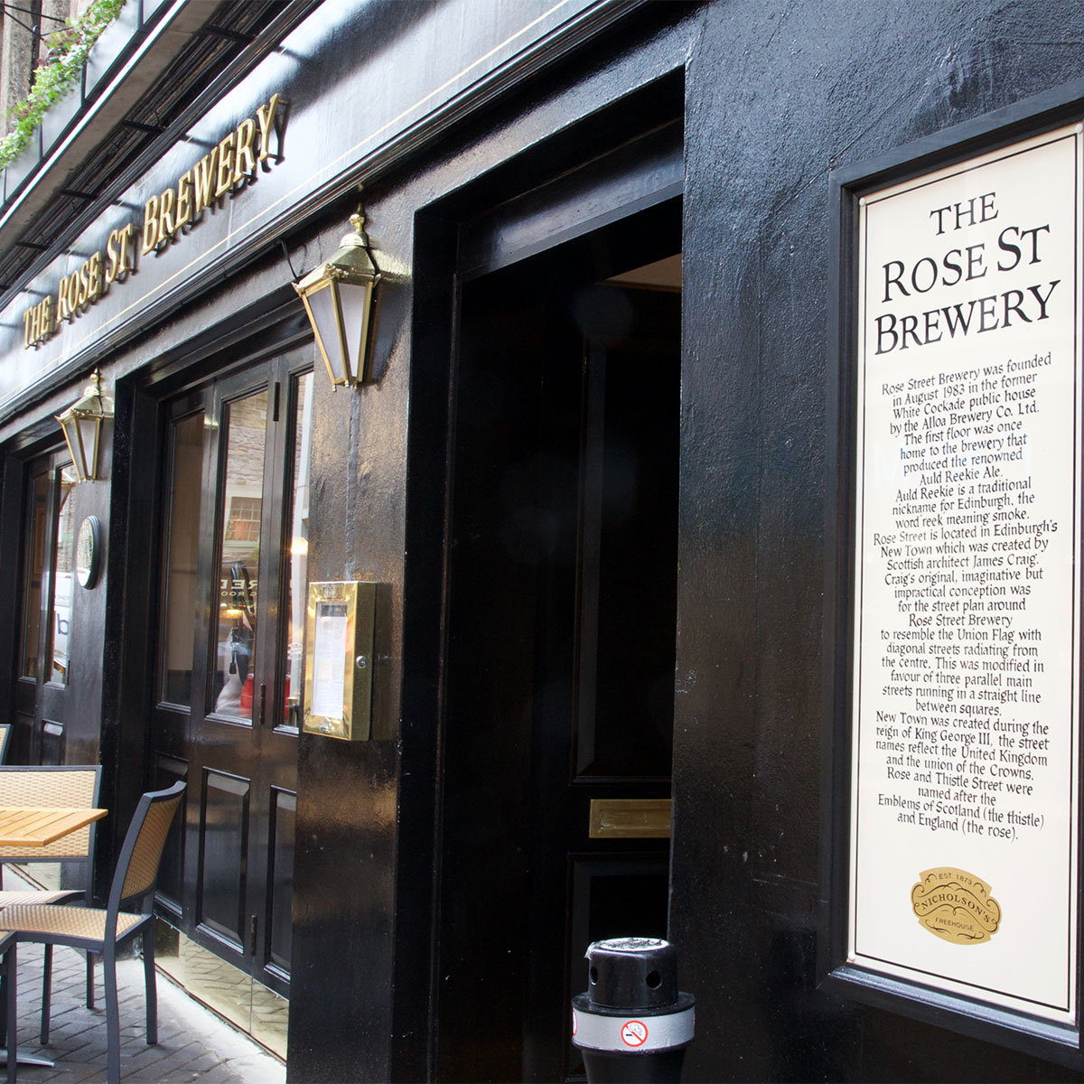 Rose Street Brewery Edinburgh Pub Reviews DesignMyNight