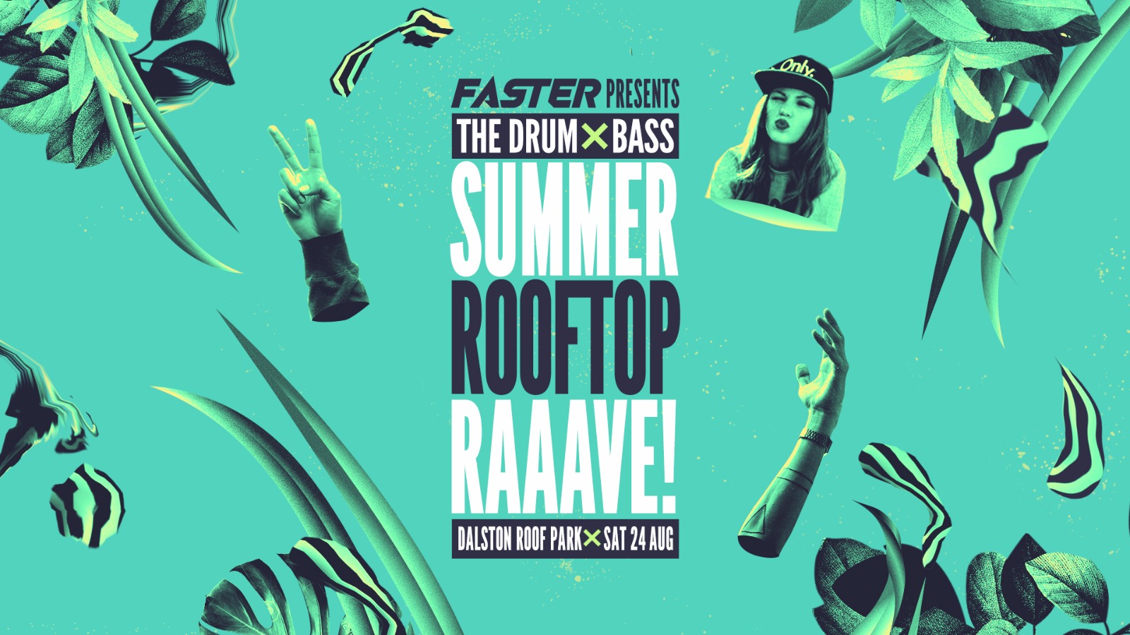 Faster presents The Drum & Bass Summer Rooftop Rave Dalston, London
