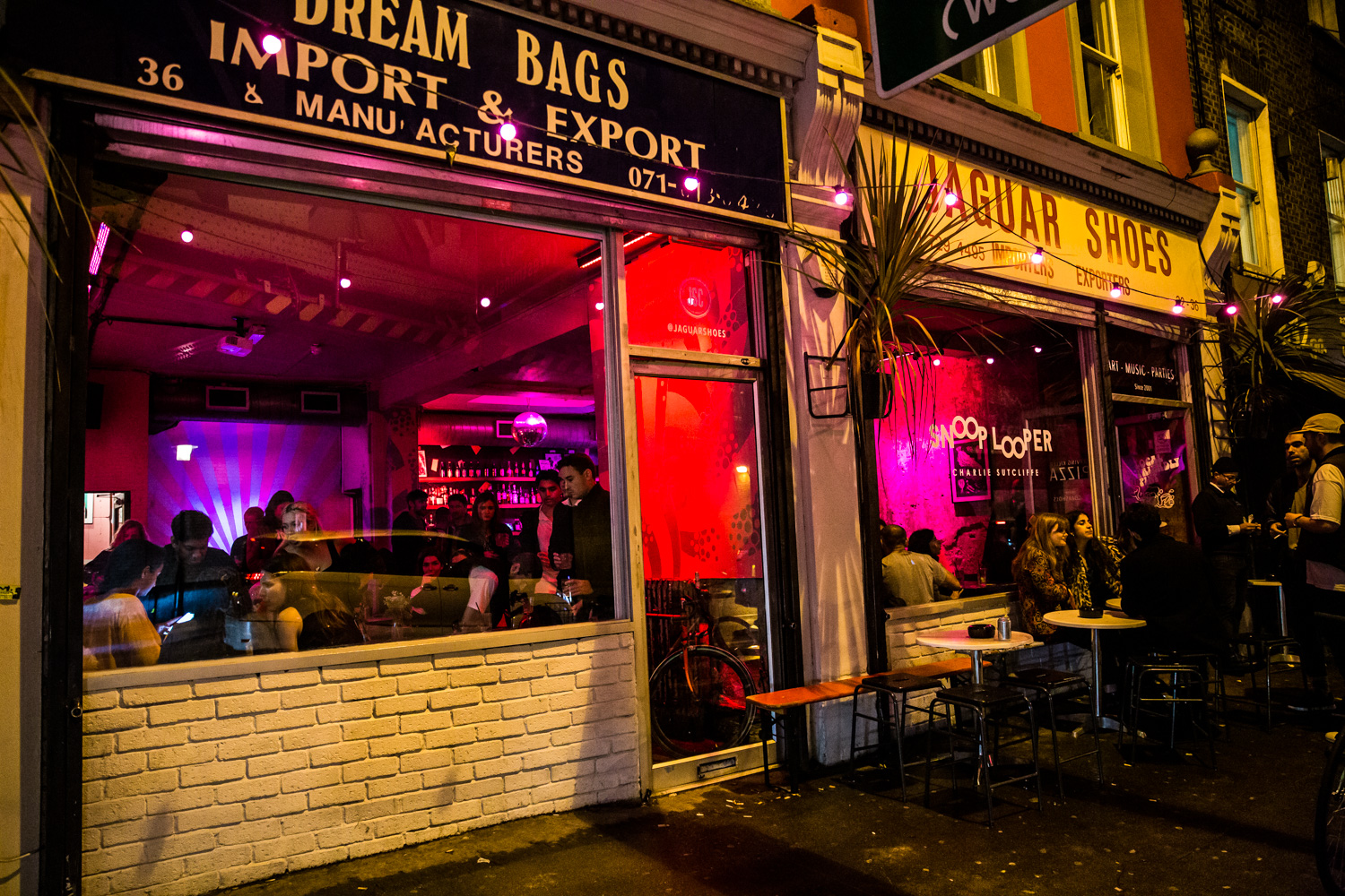 Dream Bags Jaguar Shoes Bar Shoreditch Map Photos site London Review