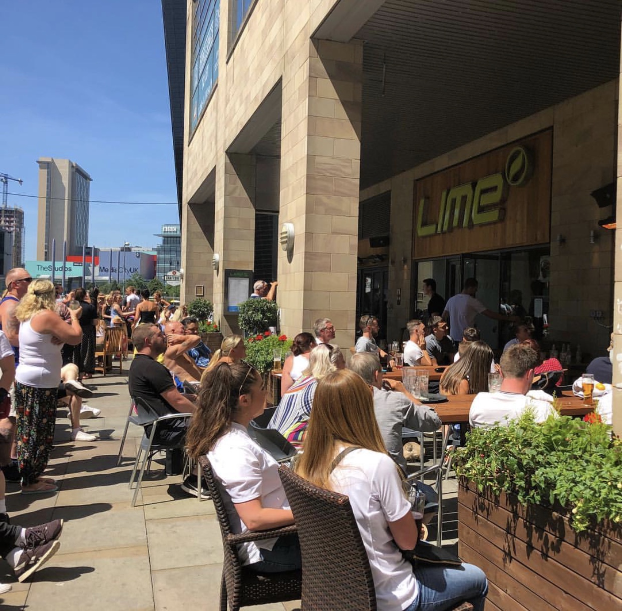 MATCH DAY AT LIME Salford Quays, Manchester Food & Drink Reviews
