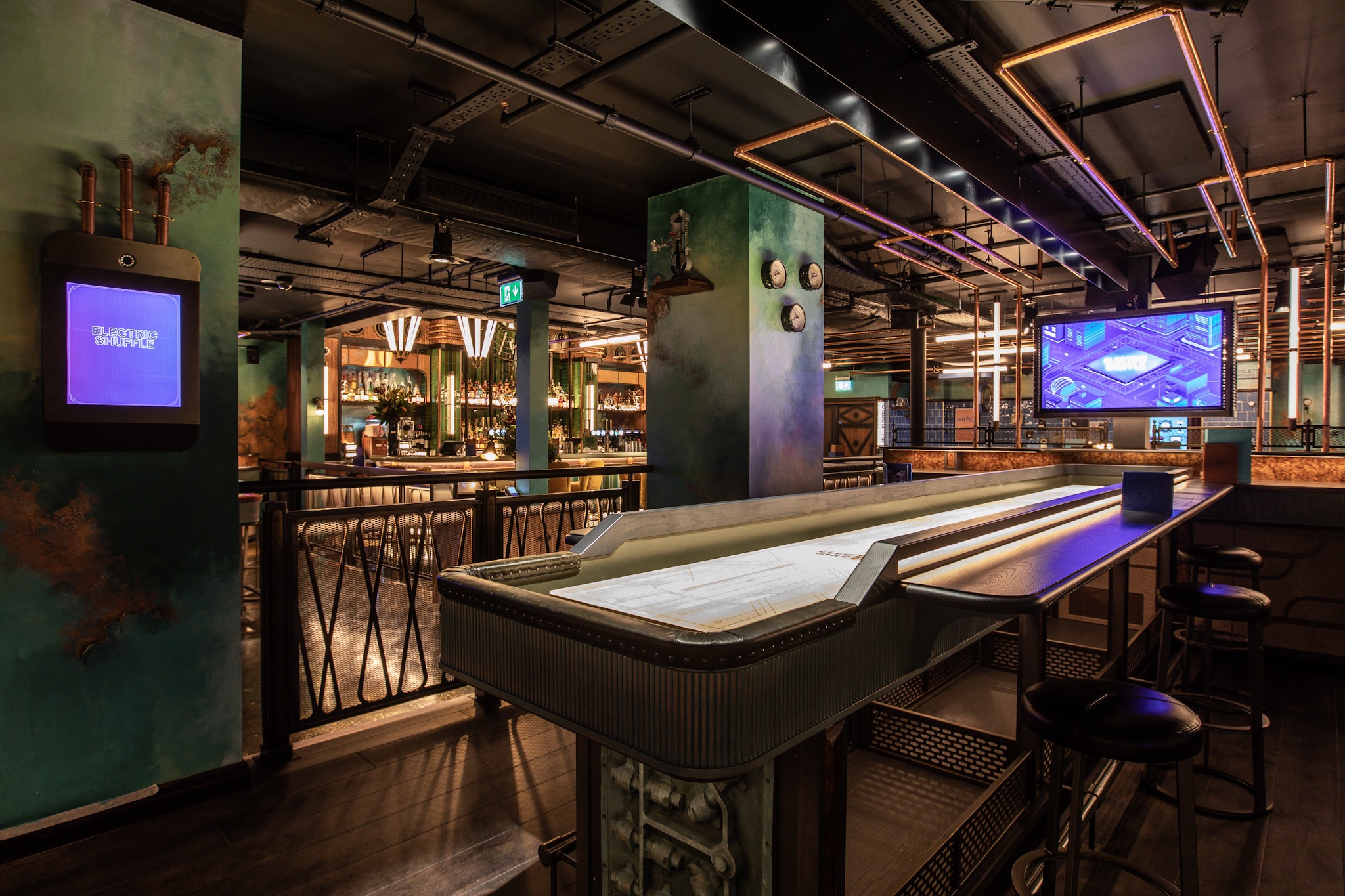 Electric Shuffle Canary Wharf Activity Bar DesignMyNight