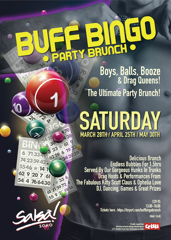 Buff Bingo Bottomless Brunch Leicester Square, London Fun Time