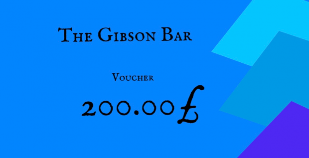 The Gibson Bar Voucher