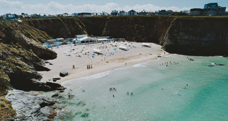 Lusty Glaze Beach Newquay