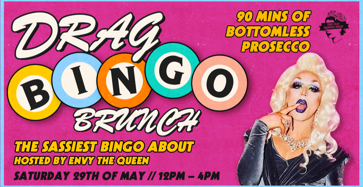 Drag Bingo Brunch! w/ Envy the Queen Angel, London Something A Little