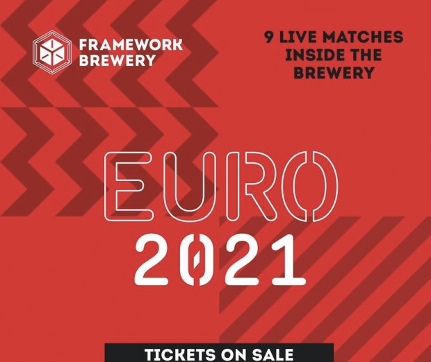 Euro 2021 at Framework Brewery