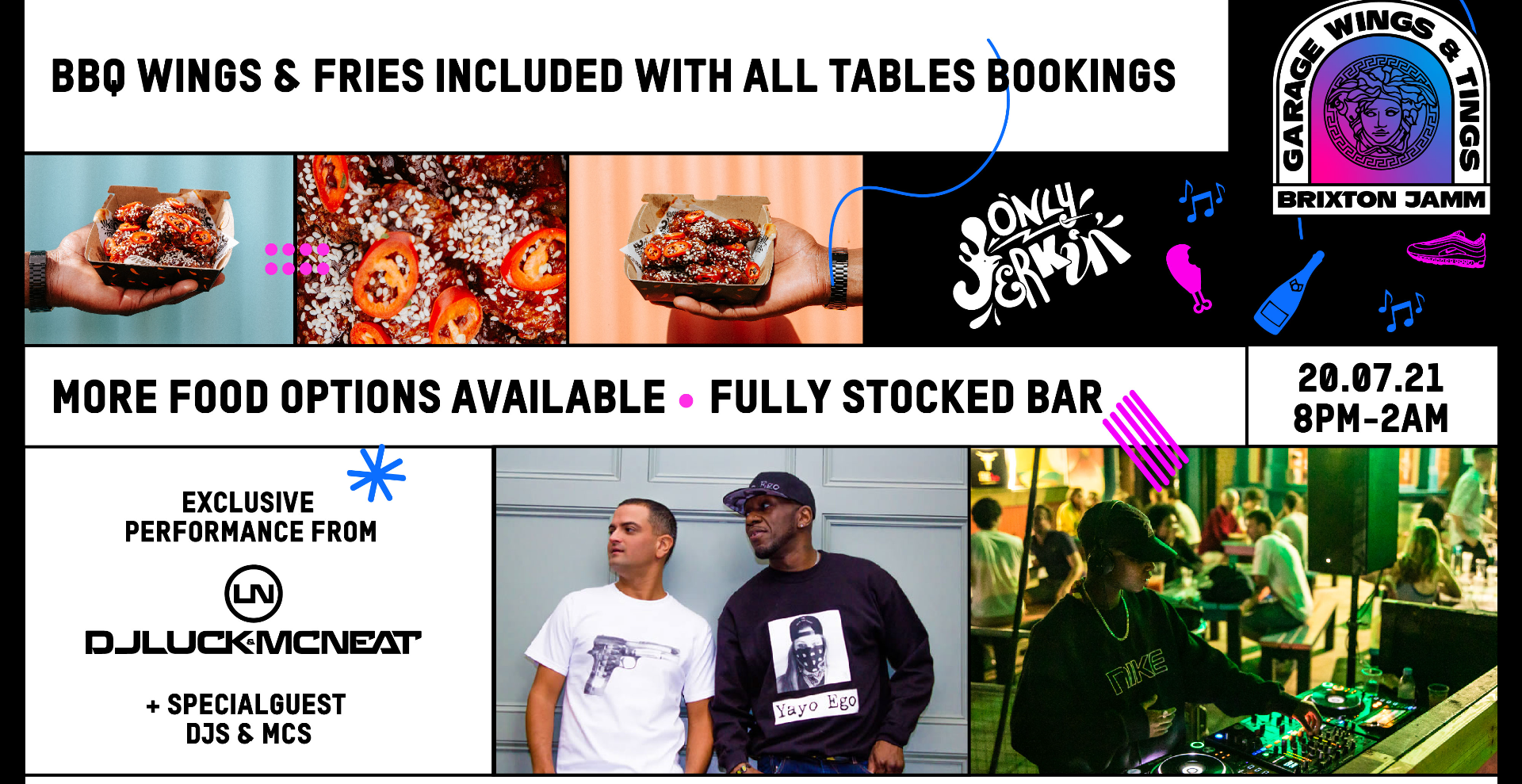 Garage Wings & Tings UKG Supper Club feat. DJ Luck & MC Neat Re