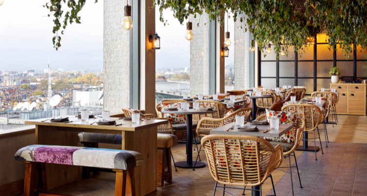 Treehouse Hotel London: The Nest Restaurant | DesignMyNight