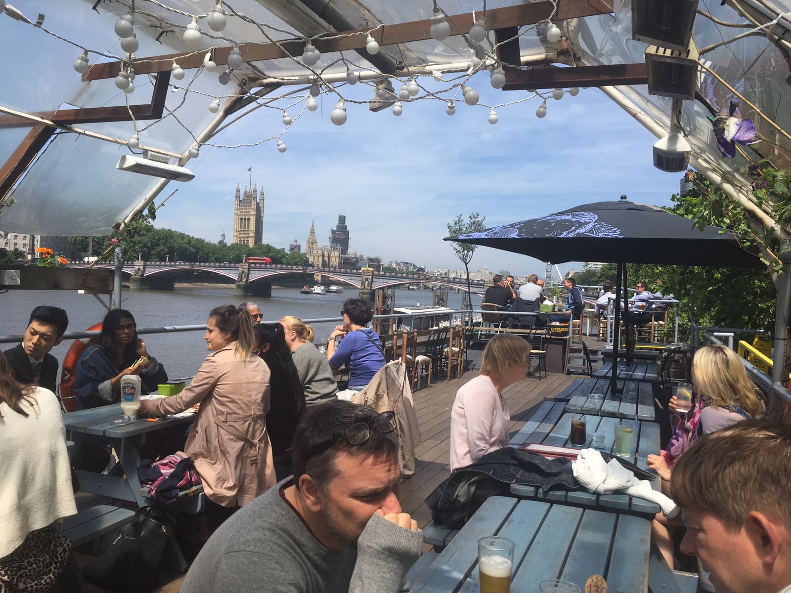 Tamesis Dock Floating Bar London | Albert Embankment Bar Reviews ...