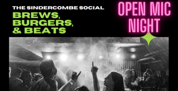 BREWS, BURGERS AND BEATS. OPEN MIC NIGHTS