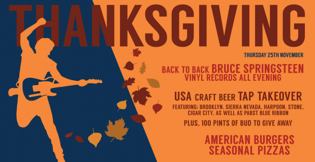 Thanksgiving: An evening dedicated to Bruce Springsteen | Finchley ...