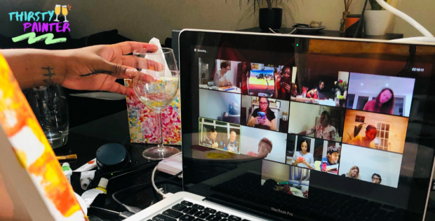 Thirsty Painter - Online ticket and art material for one