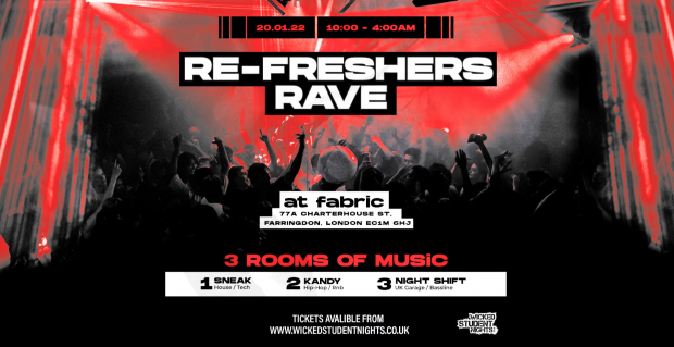 Fabric Rave THE OFFICIAL 2022 RE-FRESHERS RAVE @ FABRIC Ldn | Farringdon, London ...