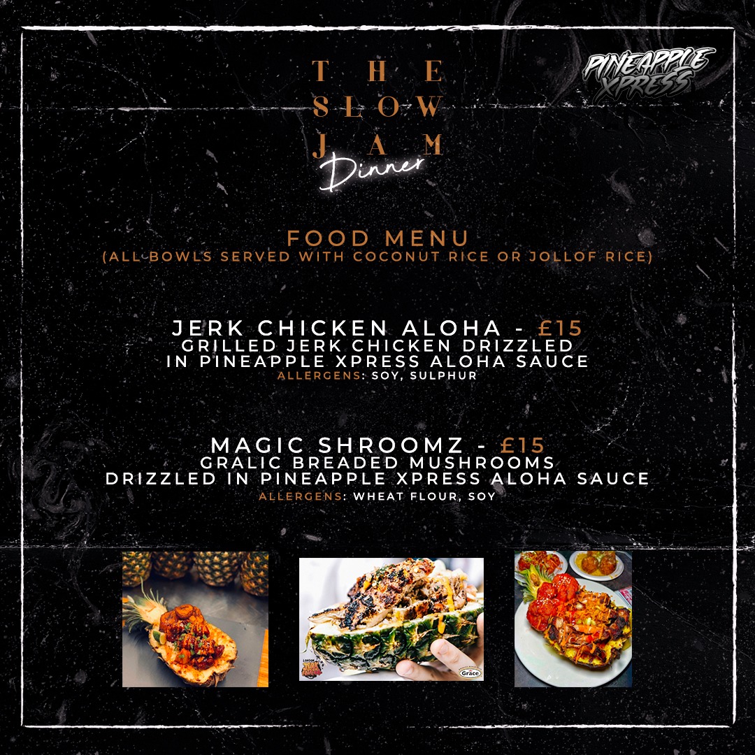 SLOW JAM DINNER London Bottomless Brunch Reviews DesignMyNight