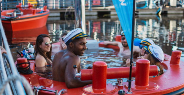 Floating Hot Tub Tour of London's Docklands