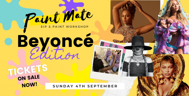 Paint Mate - Sip N Paint - Beyoncé Special | London Classes Reviews ...