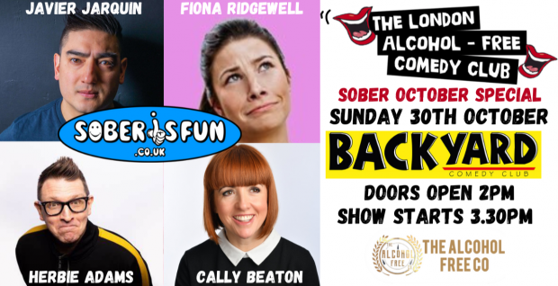 The London Alcohol Free Comedy Club Sober October Special Bethnal Green London Daytime 