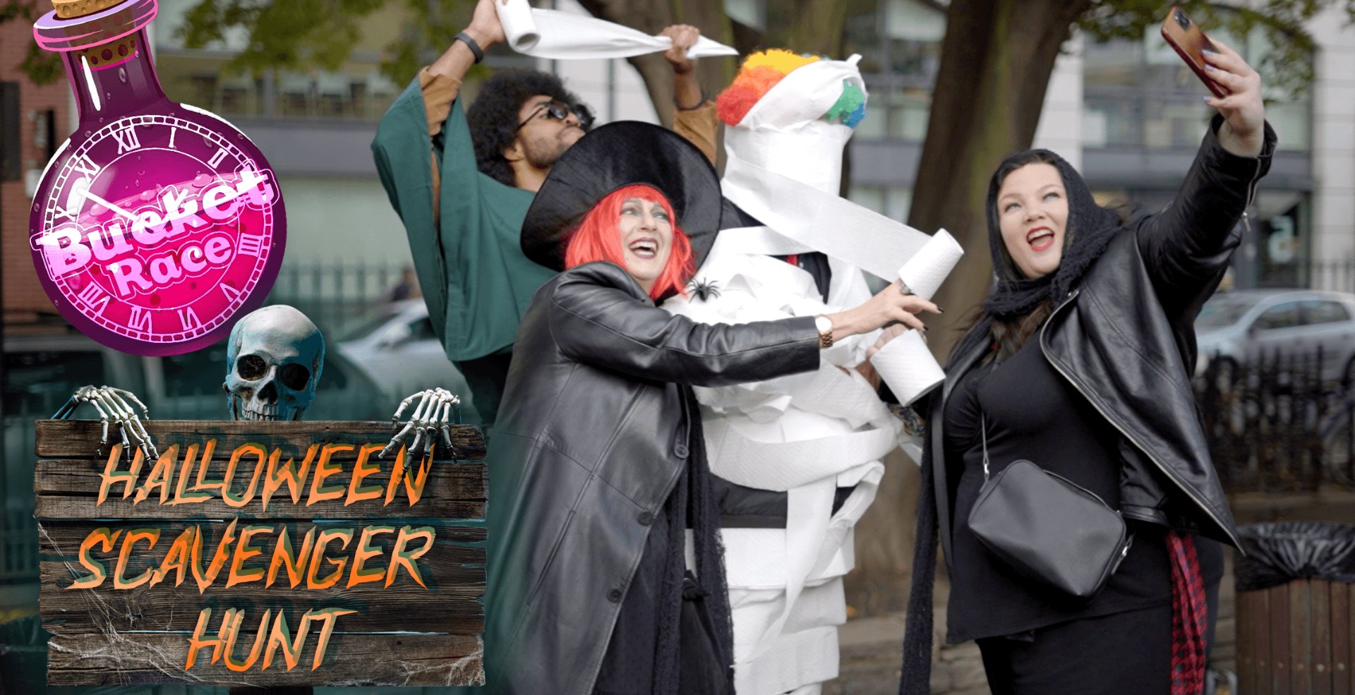 BucketRace Scavenger Hunt Halloween Hunt