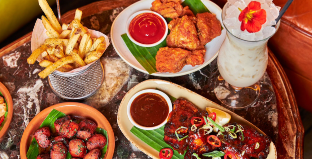 Table for Four at Burlock Rum Room