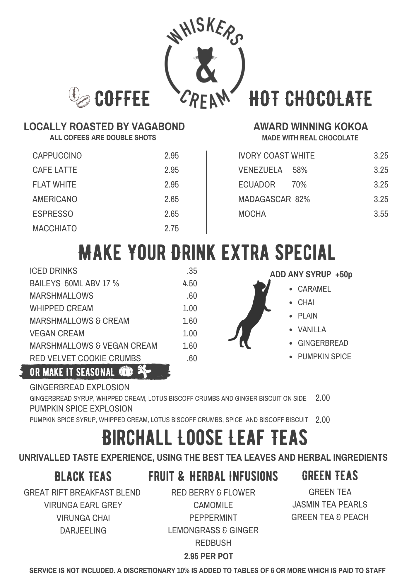 Whiskers & Cream London Cat Cafe DesignMyNight