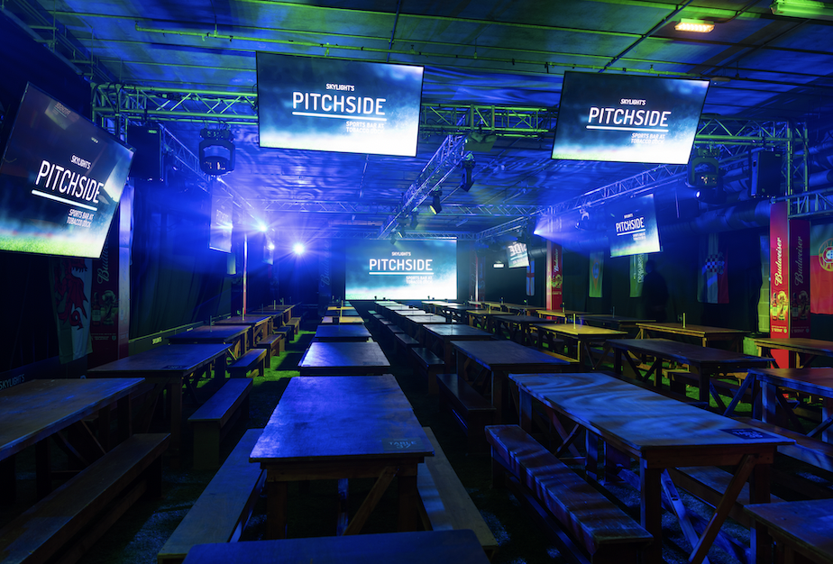 Skylight Pitchside: Outdoor Sports Pop-Up In East London