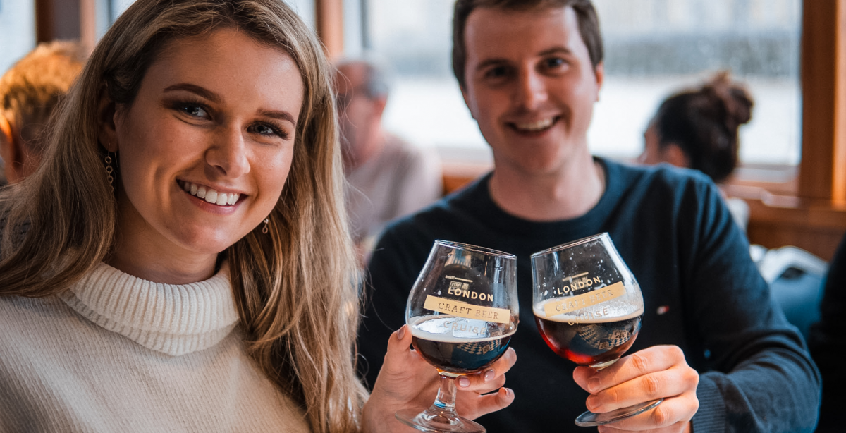 Valentine's Voucher for Two: London Craft Beer Cruise 2023